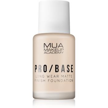 MUA Makeup Academy Pro/Base dlouhotrvající matující make-up odstín #110 30 ml