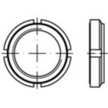 Hřídelové matice TOOLCRAFT 149938, M55, 11 mm, N/A, ocel, 1 ks