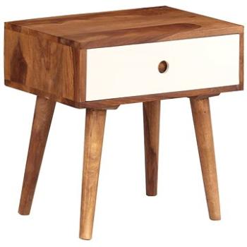 Noční stolek 45 x 30 x 45 cm masivní sheeshamové dřevo (246263)