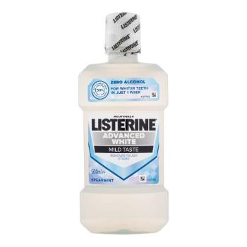Listerine Advanced White Mild Taste Mouthwash 500 ml ústní voda unisex