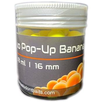 Mastodont Baits - Fluo Pop-Up Banana 16mm 200ml Žlutá (8594187921040)