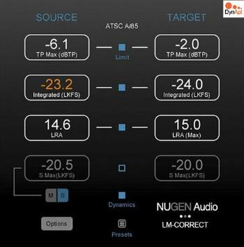 Nugen Audio LM-Cor w DynApt (Extension) (Digitální produkt)