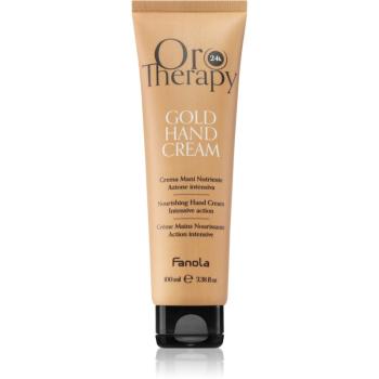 Fanola Oro Therapy Gold Hand Cream hydratační a vyživující krém s 24karátovým zlatem 100 ml