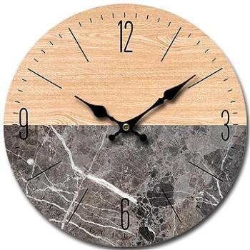 Goba hodiny Dřevo-kámen (2000033)