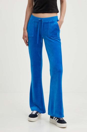 Velurové teplákové kalhoty Juicy Couture CAISA LOW RISE PANT JCSEBJ008