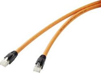 Síťový kabel RJ45 Renkforce RF-3335128, CAT 8.1 , S/FTP, 1.00 m, oranžová