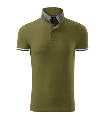 MALFINI Pánská polokošile Collar Up - Avocado green | M