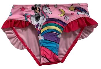 Setino Dívčí plavky spodek - Minnie Mouse Unicorn světle růžové Velikost - děti: 98