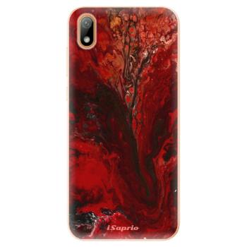 Odolné silikonové pouzdro iSaprio - RedMarble 17 - Huawei Y5 2019