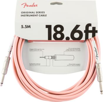 Fender Original Series 18.6' Instrument Cable Shell Pink