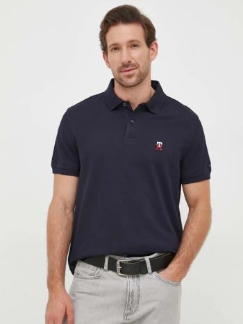 Tommy Hilfiger pánské tmavě modré polo tričko. - M (DW5)