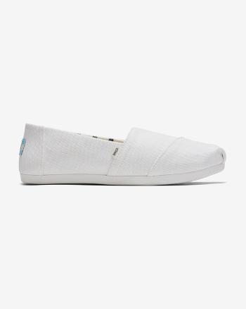 TOMS Slip On Bílá