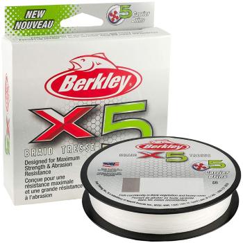 Berkley splétaná šňůra x5 crystal 150 m-průměr 0,10 mm / nosnost 9 kg