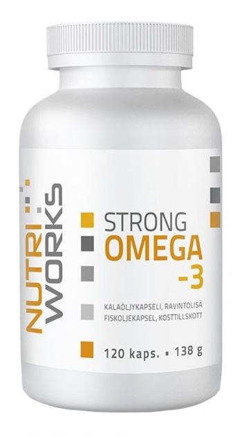 NutriWorks Omega 3 Strong 120 kapslí