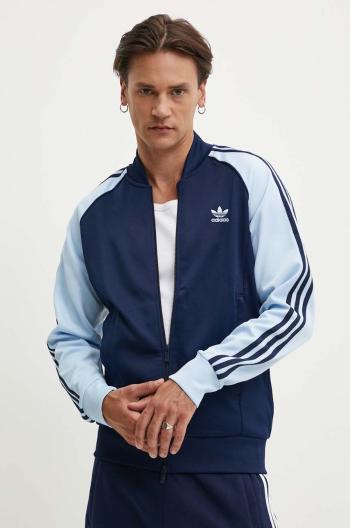 Mikina adidas Originals Adicolor Classics SST Track Jacket pánská, tmavomodrá barva, s aplikací, IY8732