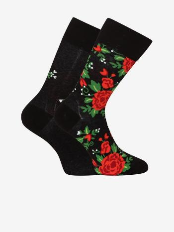 Dedoles Růže Ponožky Černá