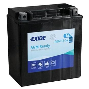 EXIDE BIKE AGM Ready 16Ah, 12V, AGM12-16 (AGM12-16)