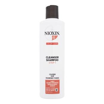 Nioxin System 4 Color Safe Cleanser Shampoo 300 ml šampon pro ženy na barvené vlasy; proti vypadávání vlasů