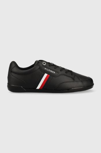 Sneakers boty Tommy Hilfiger černá barva