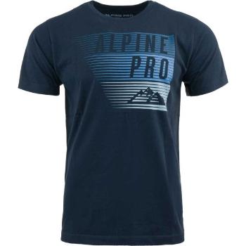 ALPINE PRO MEN'S T-SHIRT Pánské triko, tmavě modrá, velikost M