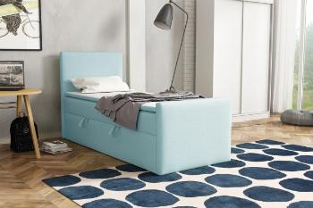 BOHO kontinentální postel boxspring 100x200 s úložným prostorem