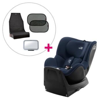 Britax Römer Reboarder Dualfix M Plus Night Blue včetně ochranné a bezpečnostní 3dílné sady