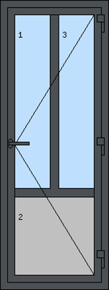 Hlavní vchodové dveře PREMIUM, pravé
