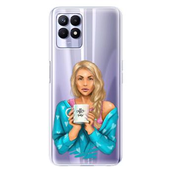 Odolné silikonové pouzdro iSaprio - Coffe Now - Blond - Realme 8i