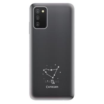 Odolné silikonové pouzdro iSaprio - čiré - Kozoroh - Samsung Galaxy A03s