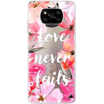 iSaprio Love Never Fails pro Xiaomi Poco X3 Pro / X3 NFC (lonev-TPU3-pX3pro)