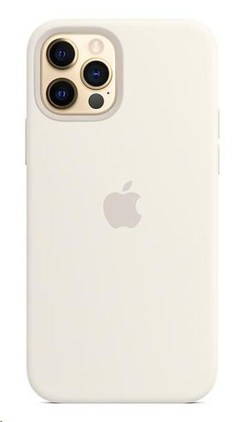 APPLE iPhone 12/12 Pro Silicone Case with MagSafe - White