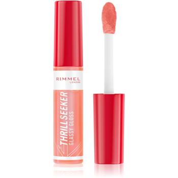 Rimmel Thrill Seeker Glassy Gloss lesk na rty pro větší objem odstín 250 Peachy Vibes 10 ml