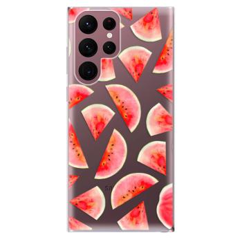 Odolné silikonové pouzdro iSaprio - Melon Pattern 02 - Samsung Galaxy S22 Ultra 5G