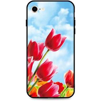 TopQ Kryt iPhone SE 2020 silikon Tulips 49293 (Sun-49293)