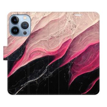 Flipové pouzdro iSaprio - BlackPink Marble - iPhone 13 Pro