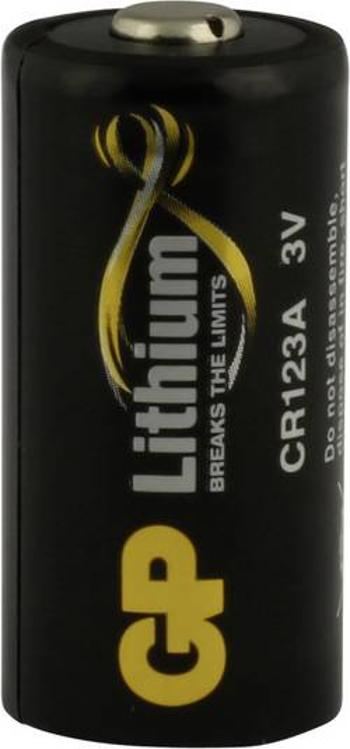 Lithiová fotobaterie CR-123A GP Batteries DL123A, 1400 mAh, 3 V, 1 ks