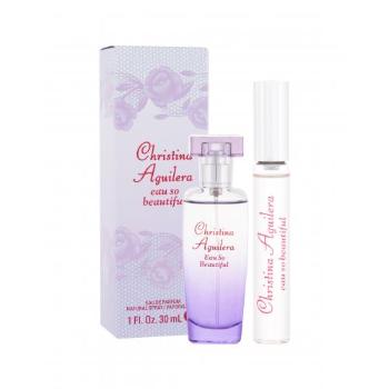 Christina Aguilera Eau So Beautiful dárková kazeta parfémovaná voda 30 ml + parfémovaná voda 10 ml pro ženy