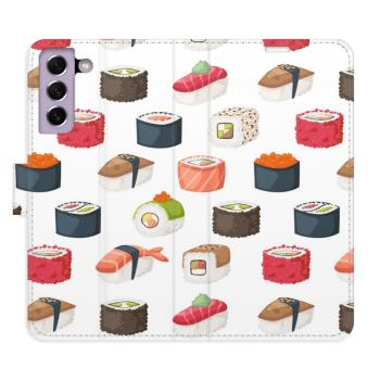 Flipové pouzdro iSaprio - Sushi Pattern 02 - Samsung Galaxy S21 FE 5G