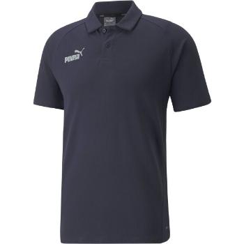 Puma TEAMFINAL CASUALS POLO Pánské triko, tmavě modrá, velikost XXXL