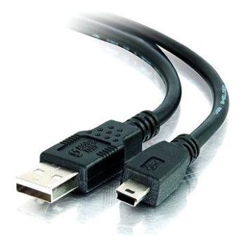 PremiumCord USB 2.0 propojovací A-B mini 2m černý (ku2m2a)