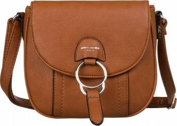 DAVID JONES HNĚDÁ CROSSBODY KABELKA 6851-1 BROWN Velikost: ONE SIZE