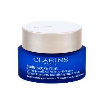 Clarins Multi-Active 50 ml noční pleťový krém pro ženy poškozená krabička na normální pleť; na smíšenou pleť; proti vráskám