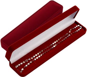JK Box Elegantní dárková krabička na náramek nebo náhrdelník HB-9/R/A10