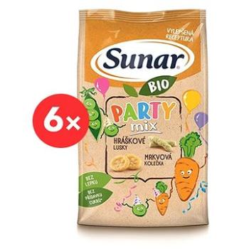 Sunar BIO křupky Party mix 6× 45 g (8592084417161)