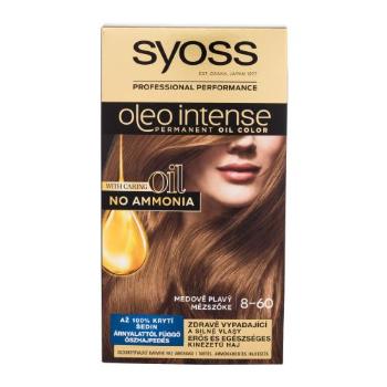 Syoss Oleo Intense Permanent Oil Color 50 ml barva na vlasy pro ženy 8-60 Honey Blond na barvené vlasy; na blond vlasy