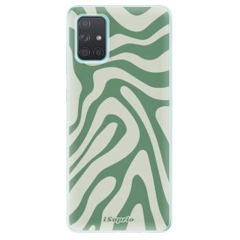 Odolné silikonové pouzdro iSaprio - Zebra Green - Samsung Galaxy A71