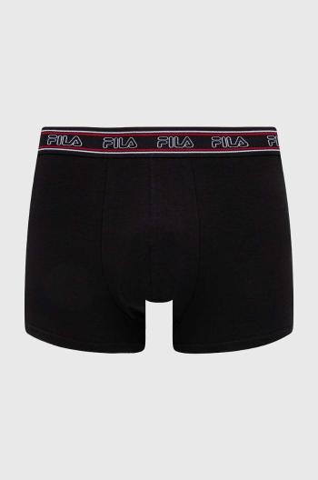 Boxerky Fila pánské, černá barva