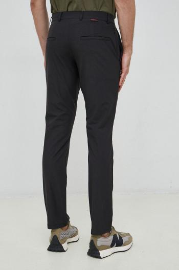 Kalhoty Guess Pánské, černá barva, jednoduché