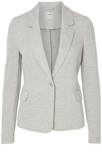 Vero Moda Dámský blejzr VMJULIA 10154123 Light Grey Melange 38