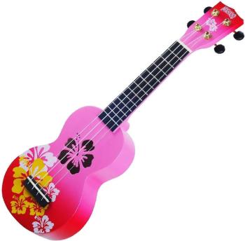 Mahalo Hibiscus Hibiscus Red Burst Sopránové ukulele